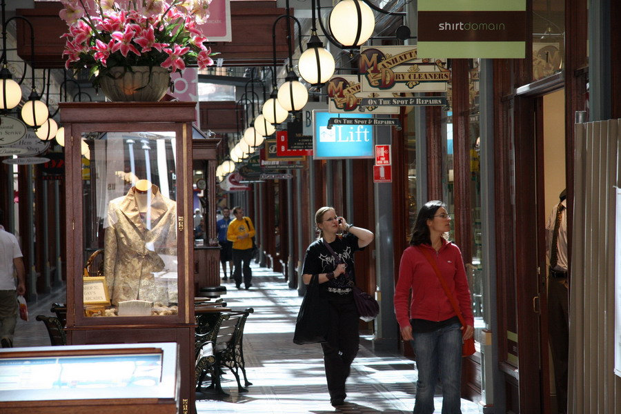 Inside Adelaide Arcade